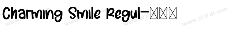 Charming Smile Regul字体转换